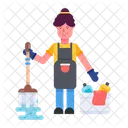 Mopping  Icon