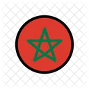 Morocco Country Flag Flag アイコン