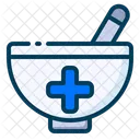 Medical Healthy Mortar Icon