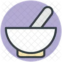 Mortar Pestle Medicine Icon