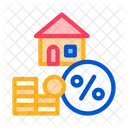 House Mortgage Service Icon