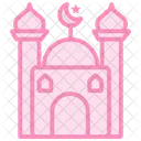 Mosque Duotone Line Icon 아이콘