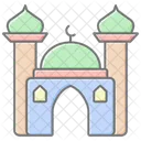 Mosque Lineal Color Icon Icon