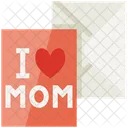 Mothers Day Greeting Card I Love Mom Mothers Day アイコン