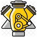 Motor Car Engine Icon