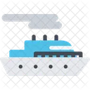 Motor Ship Delivery Icon