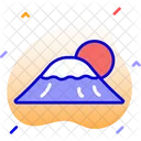 Mount Fuji Japan Landscape Icon