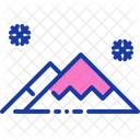 Snow Mountain Winter Icon