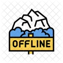 Offline Mountain Travel Icon