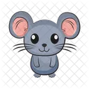 Mouse Little Cheese Icon