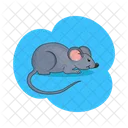 Mouse Little Cheese Icon