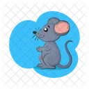 Mouse Little Cheese Icon