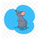 Mouse Little Cheese Icon