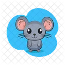 Mouse Little Cheese Icon