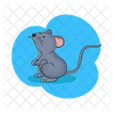 Mouse Little Cheese Icon