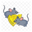 Mouse Little Cheese Icon