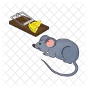 Mouse Little Cheese Icon