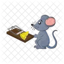 Mouse Little Cheese Icon