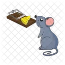 Mouse Little Cheese Icon