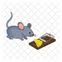 Mouse Little Cheese Icon