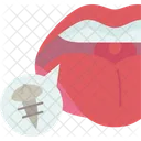 Mouth Metallic Taste Icon