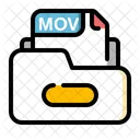 Mov Files And Folders File Format Icône