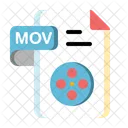 Mov Files And Folders File Format Icône