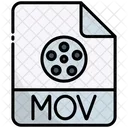 Mov File Extension File Format Icône