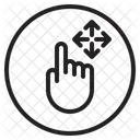 Move Finger Gesture Icon