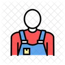 Empresa De Mudanzas Servicio Trabajador Icono