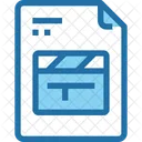 Movie File Document Icon