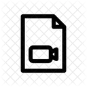 File Movie Text Icon