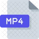 Mp4 파일  아이콘