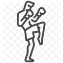 Muay Thai stance  Icon