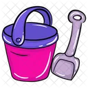 Bucket Mud Pail Basket Icon