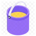 Mud Bucket Mud Container Sand Bucket Icon