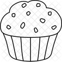 Muffin Chocolate chip  Icon