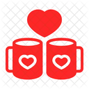 Mugs Drink Love Icon