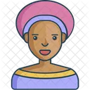 Mujer africana  Icono