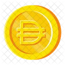 Multi Collateral Dai Gold Coin  Icon