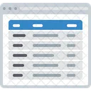 Multi Column Page Column Layout Icon