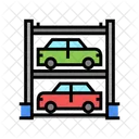 Multilevel Parkig Multilevel Car Parking Icon