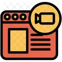 Multimedia Web  Icon