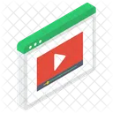 Multimedia Website Video Streaming Video Website Icon