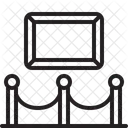 박물관 방 가구 아이콘
