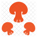 Mushroom Vegan Vegetable Icon