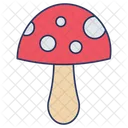 Mushroom Fungi Healthy Food Icon