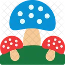 Mushrooms Food Vegetable Icon