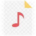 Music Album Sound Track Audio File Icon