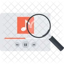 Music Search Seo Icon